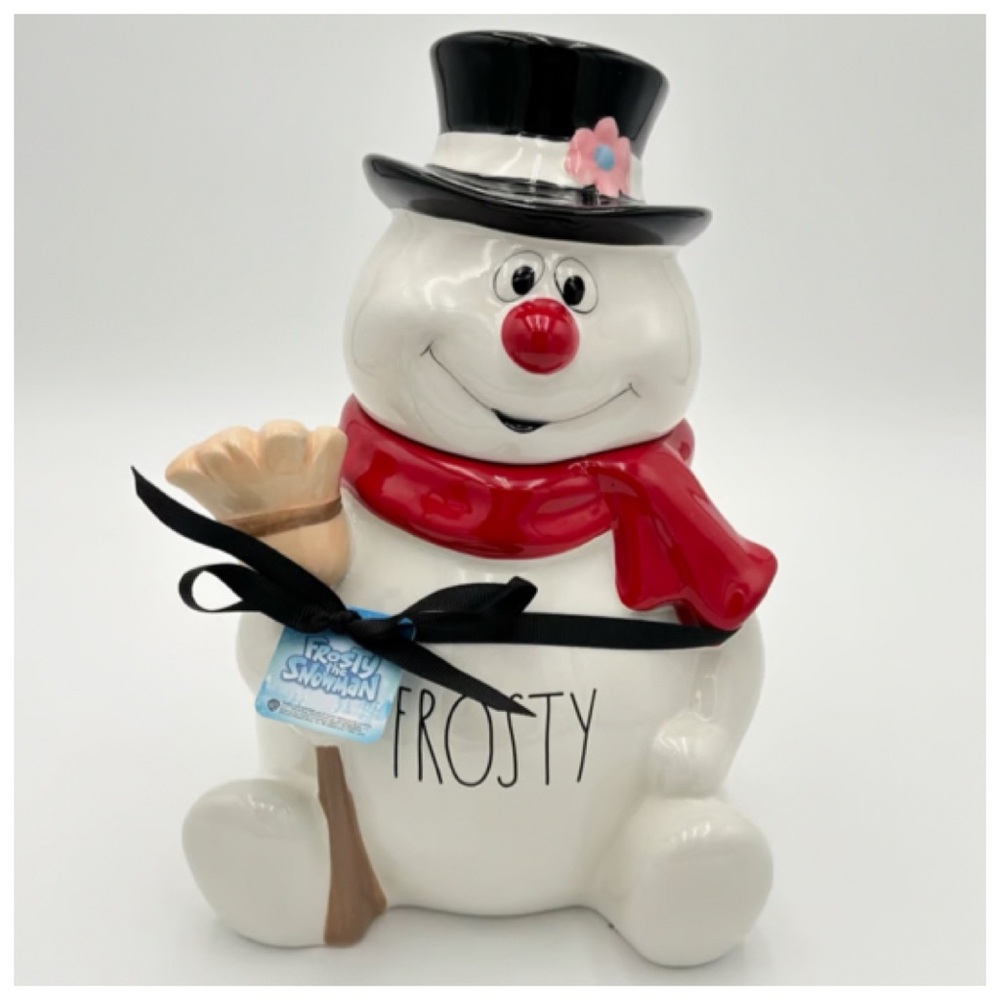NEW Rae Dunn Frosty The Snowman Canister Cookie Jar Christmas Holiday Decor ⛄️